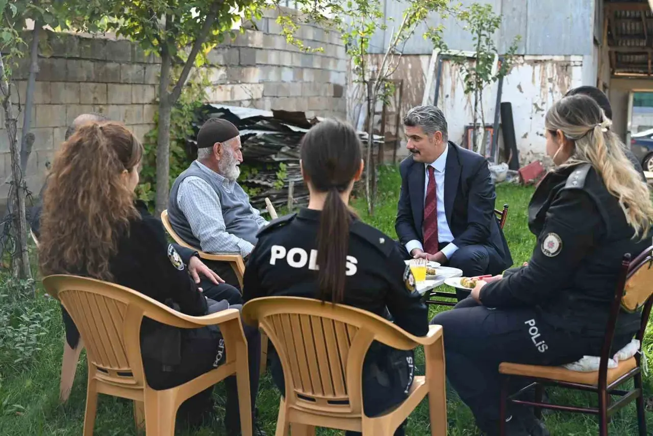 Erzincan Emniyet Müdürü Doköz’den şehit ailesine ziyaret