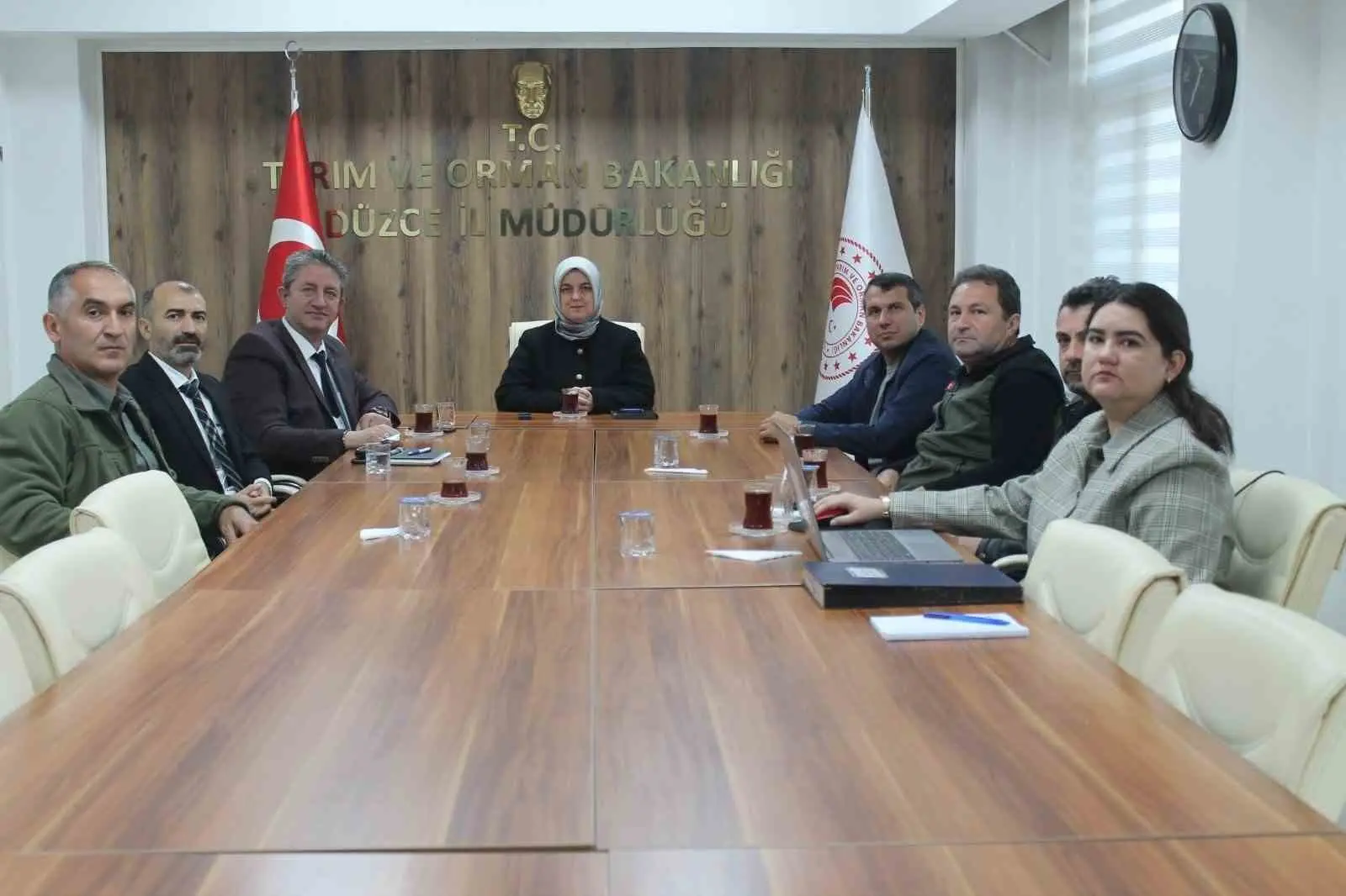 Düzce’de tarım ve orman kurum müdürleri bir araya geldi
