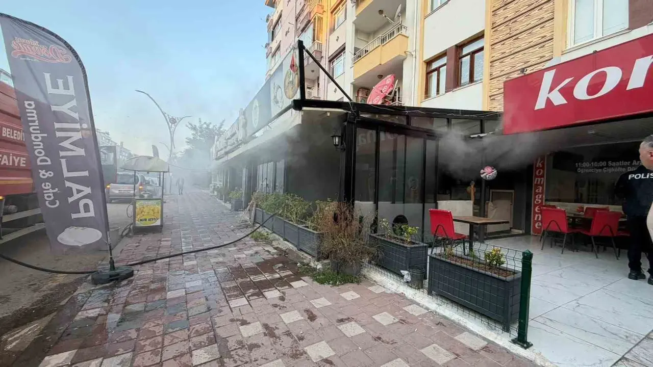 Yozgat’ta iş yerinde çıkan yangın büyümeden söndürüldü
