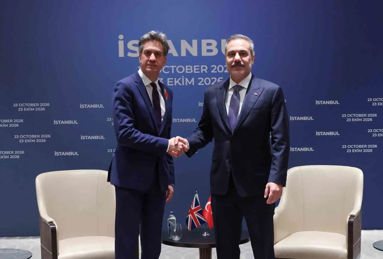 Bakan Fidan, İngiliz mevkidaşı Miliband ile bir araya geldi
