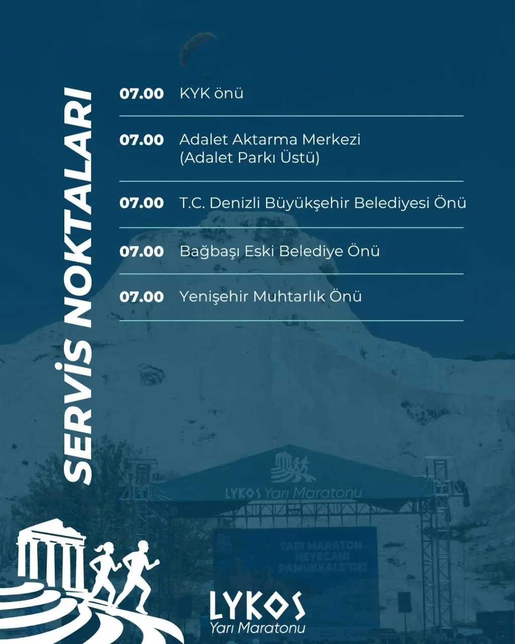 Tarihi yarı maraton coşkusu için ücretsiz ulaşım desteği