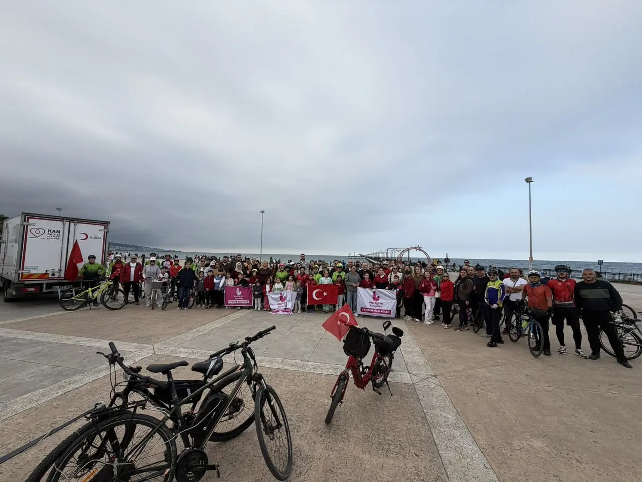 Samsun’da Cumhuriyet Bayramı kutlamaları kapsamında pedal çevrildi
