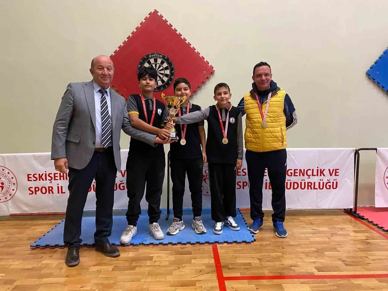 Okul Sporları Dart Yıldız Erkek Müsabakaları tamamlandı