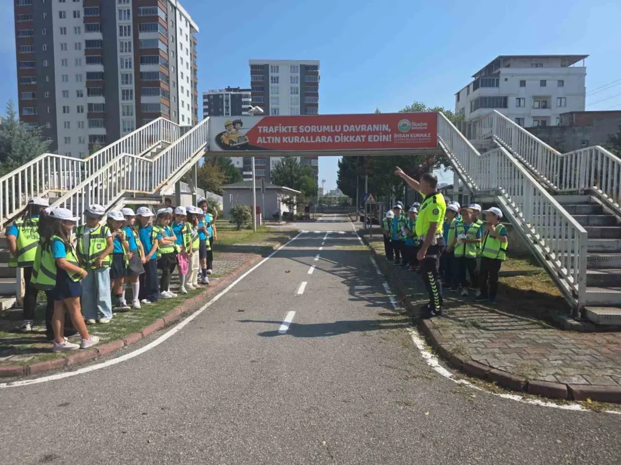 İlkadım’da çocuklar öğreniyor, trafik bilinci gelişiyor