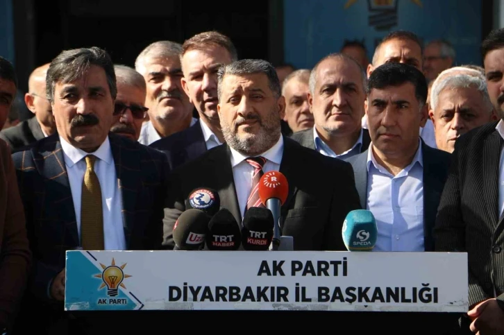AK Parti Diyarbakır İl Başkanlığı&rsquo;ndan İsrail&rsquo;e tepki
