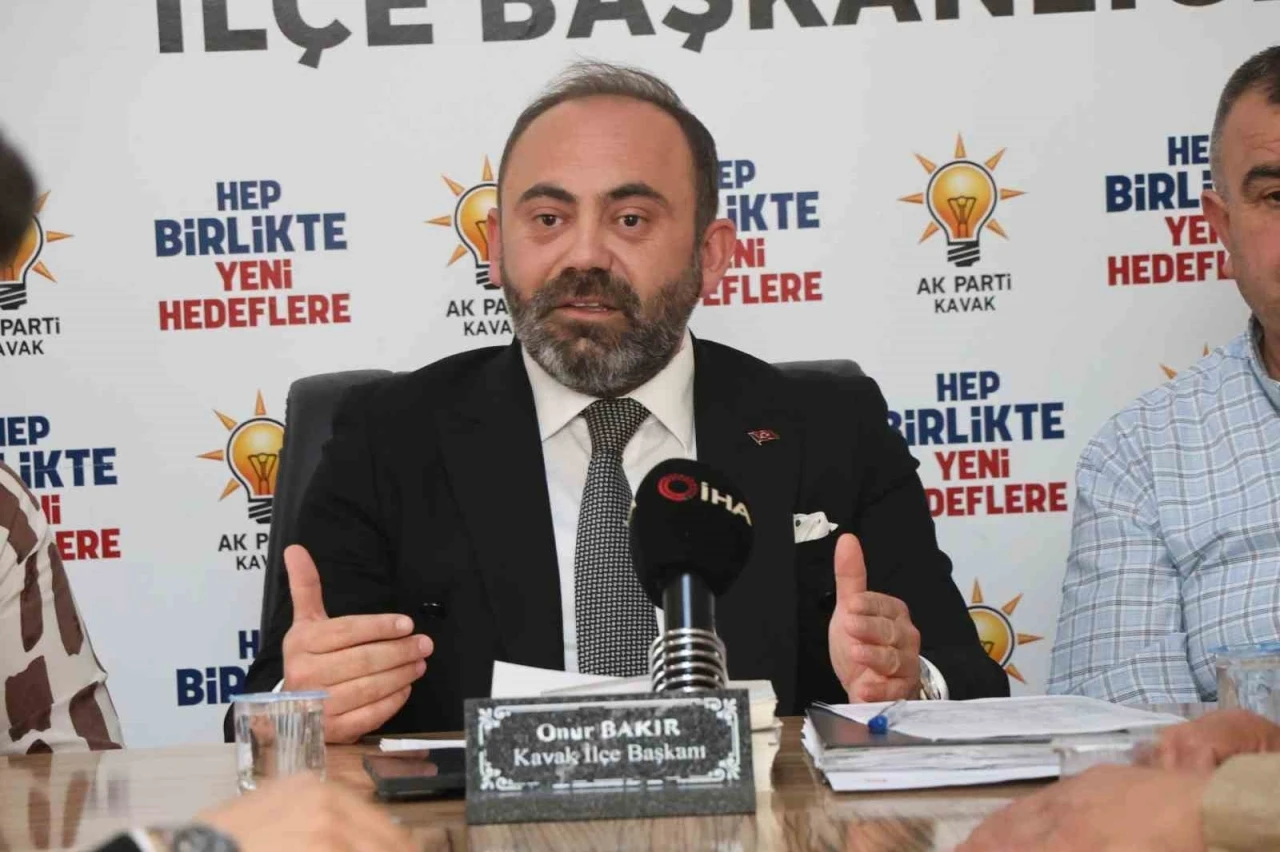 AK Parti İlçe Başkanı Bakır: &quot;Kavak Belediyesi’nde usulsüzlük tespit edildi&quot;
