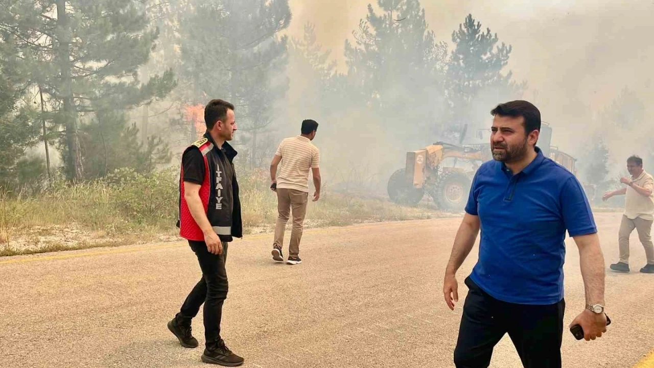 AK Parti Karabük Milletvekili Şahin &quot;Bu, Karabük tarihinin en büyük yangını&quot;
