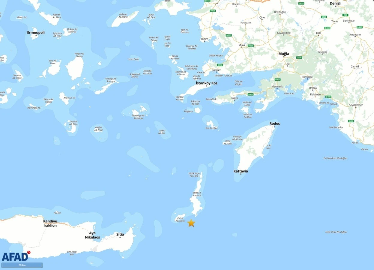 AKDENİZ'DEKİ 6 BÜYÜKLÜĞÜNDEKİ DEPREM KORKUTTU