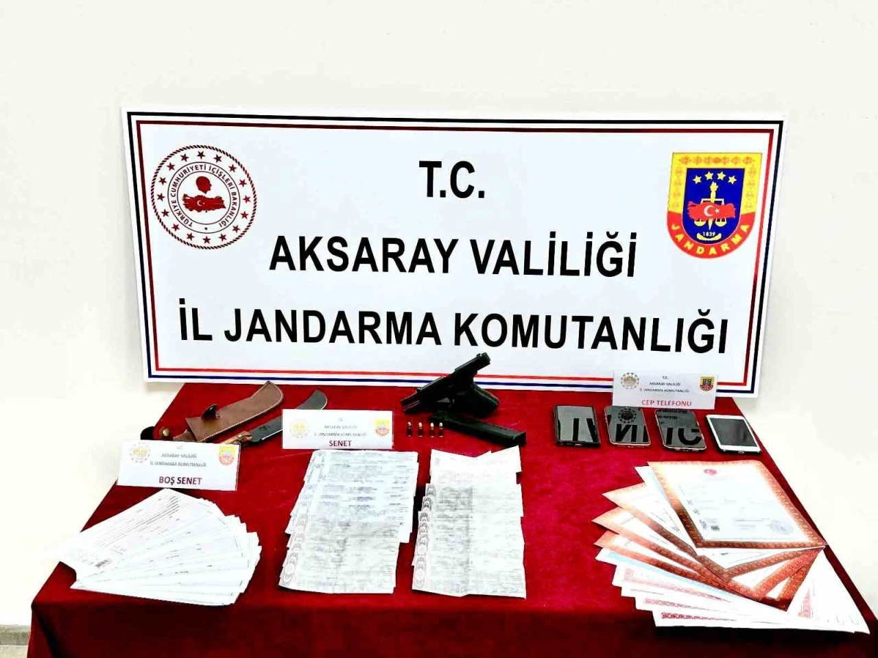 Aksaray&rsquo;da tefeci operasyonu: 1 tutuklama
