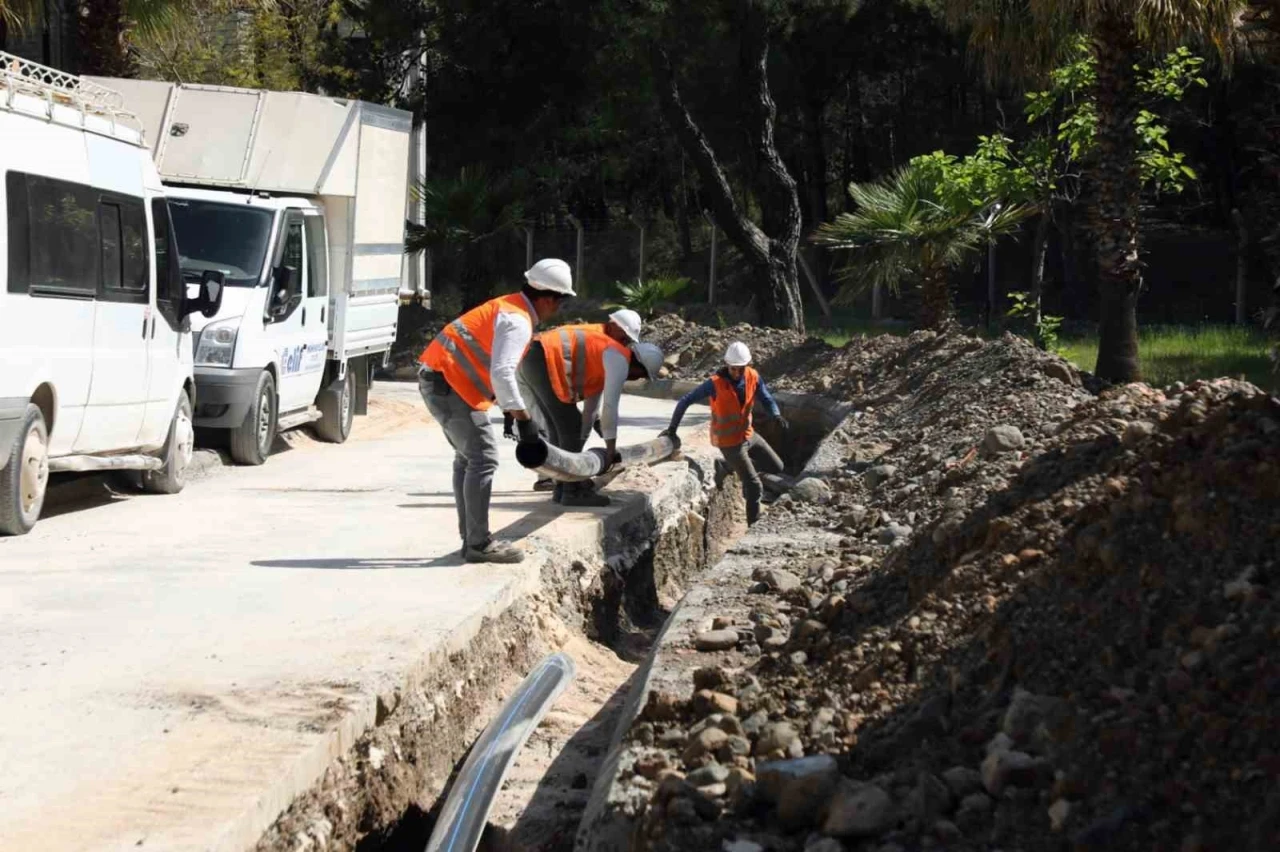 Aksaz’da içme suyu ve yangın hatları yenileniyor
