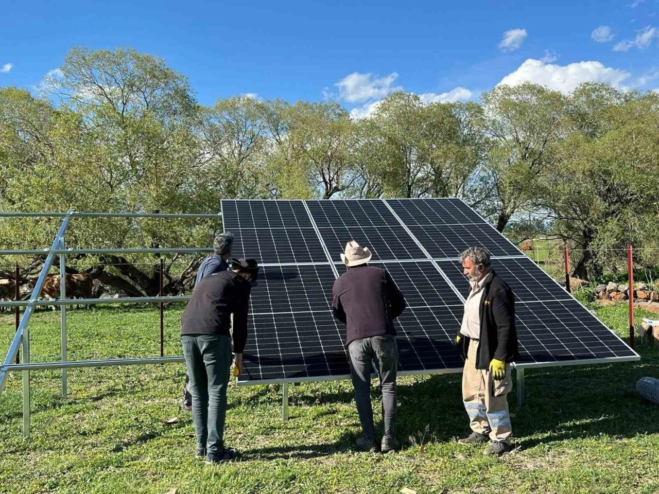 Akyaka’da GES sistemleriyle su deposunun elektrik giderleri karşılanıyor
