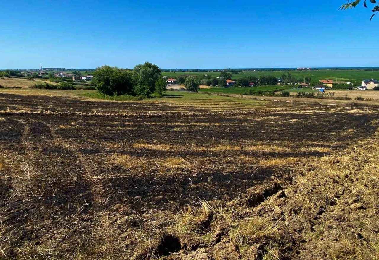 Ala&ccedil;am&rsquo;da arazi yangını korkuttu
