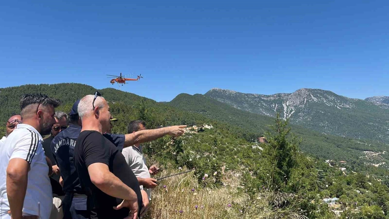Alanya’da çıkan orman yangını kısmen kontrol altına alındı
