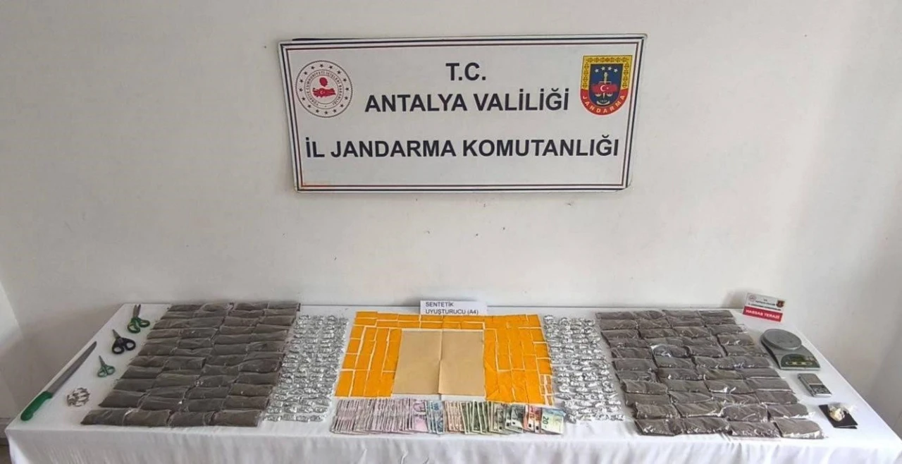 Alanya’da uyuşturucu operasyonu: 2 tutuklama
