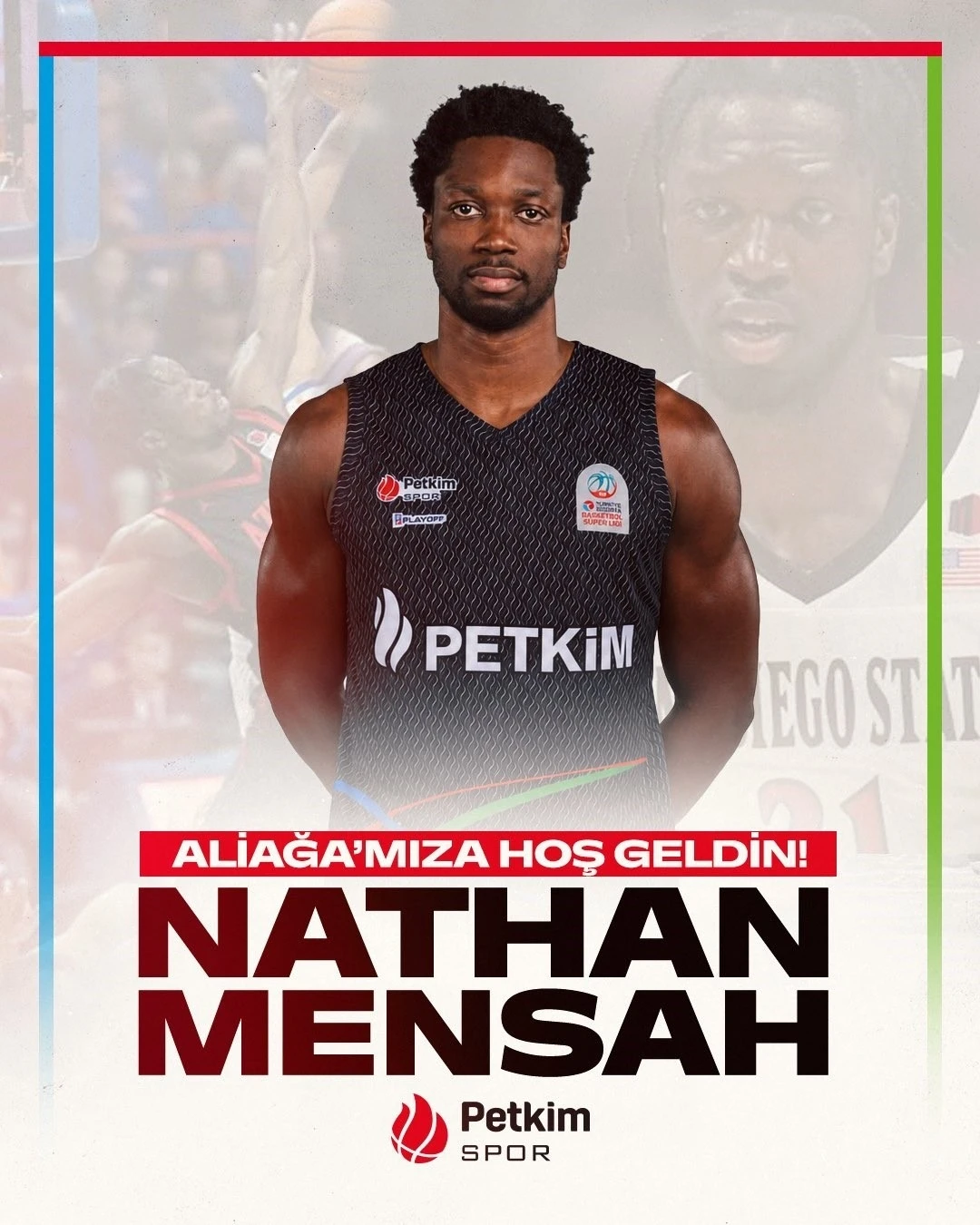 Aliağa Petkimspor, Nathan Mensah&rsquo;ı kadrosuna kattı
