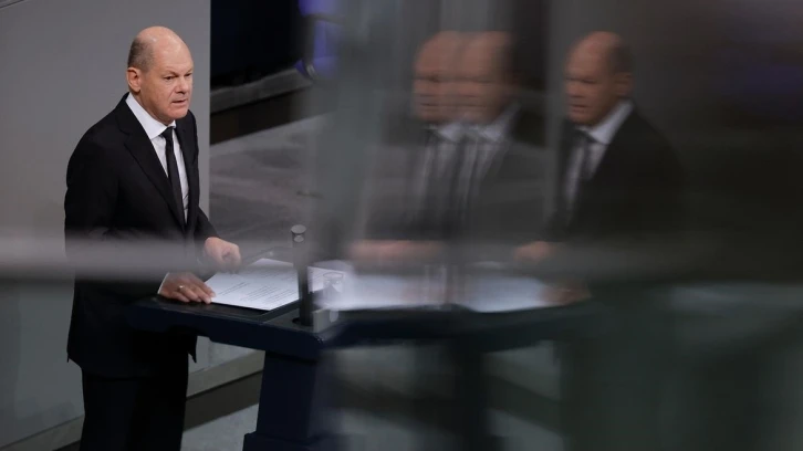 Almanya Başbakanı Scholz: &ldquo;Erdoğan, Sisi ve Katar Emiri, gerilimi azaltmada &ouml;nemli bir rol oynayabilir"
