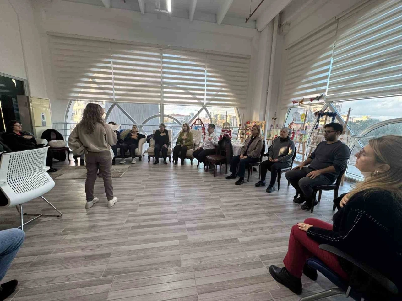 Alzheimer hastası yakınlarına nefes eğitimi
