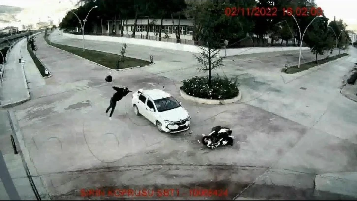 Amasya&rsquo;da feci kazalar kamerada
