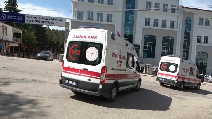 Amasya’da KYK yurdunda 8 personel temizlik yaparken hastanelik oldu
