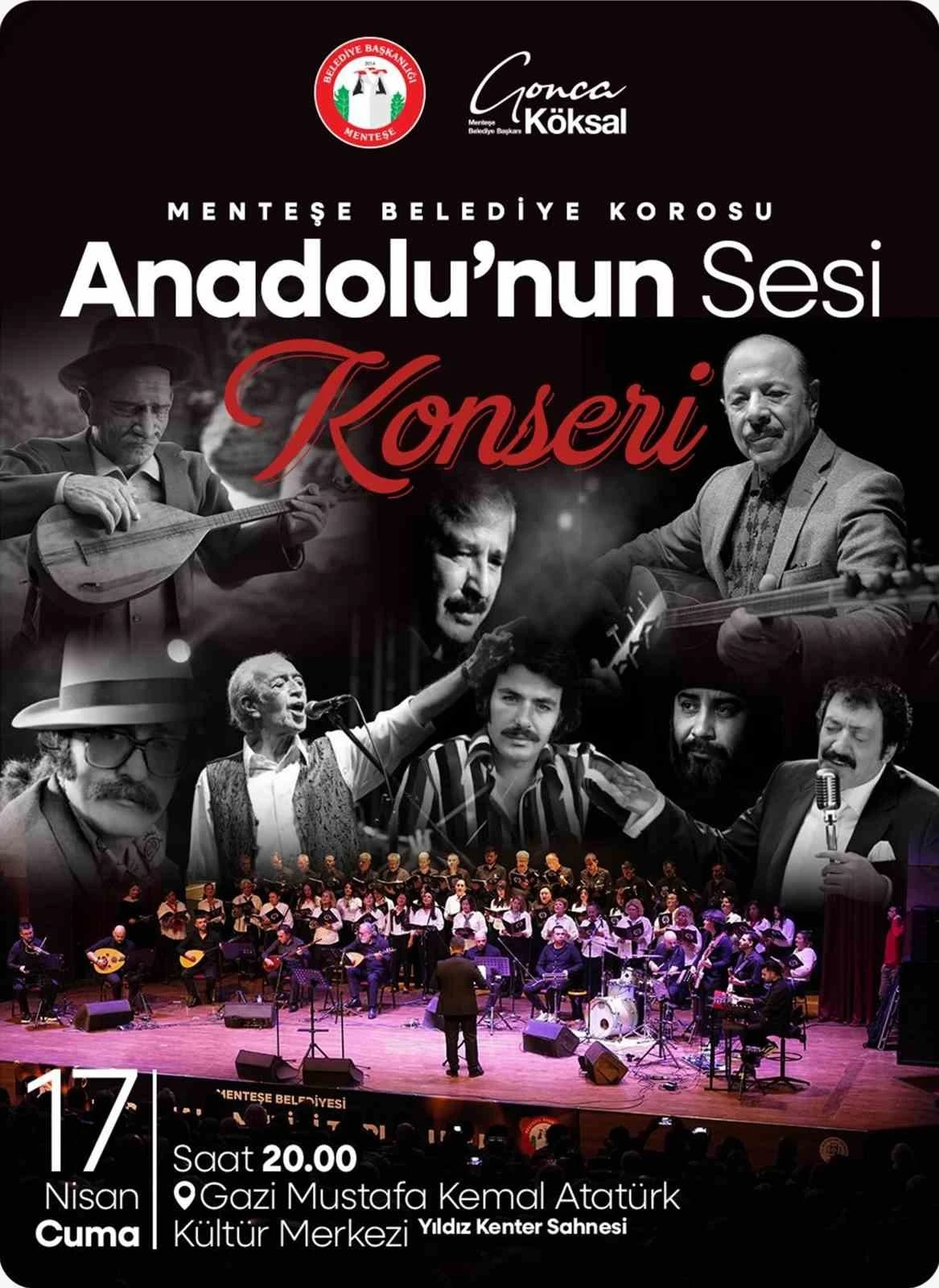 &lsquo;Anadolu&rsquo;nun Sesi&rsquo; Menteşe&rsquo;de yankılanacak
