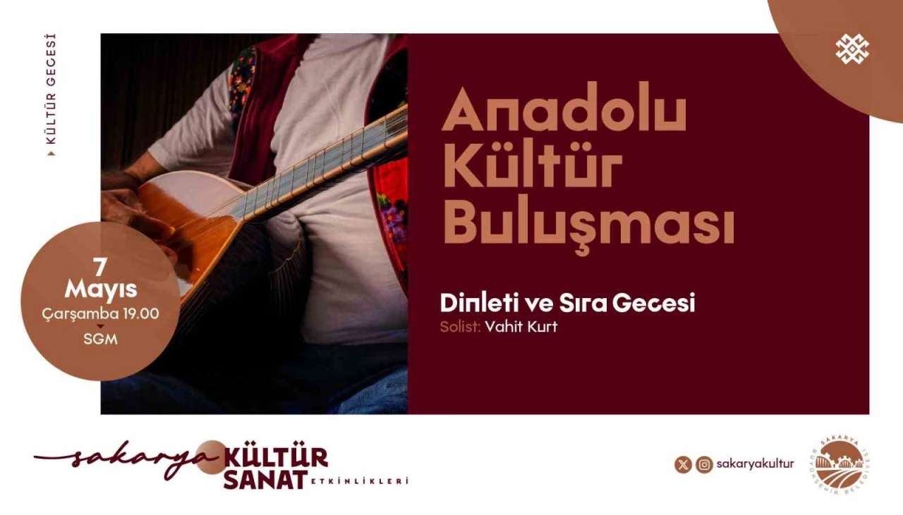 Anadolu türküleri SGM’de yankılanacak
