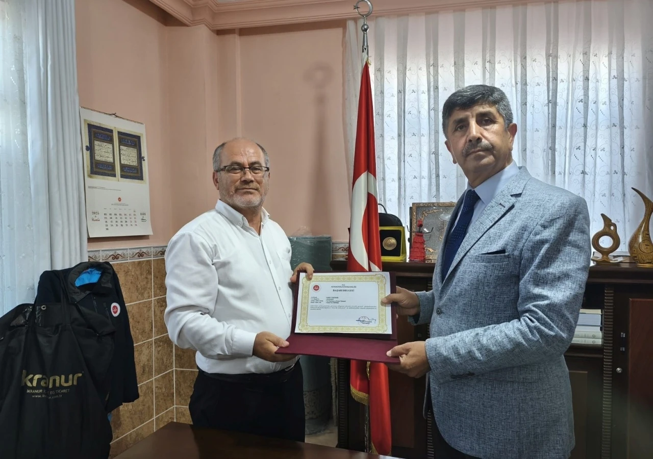 Anamur’da müftülük personeline başarı belgesi
