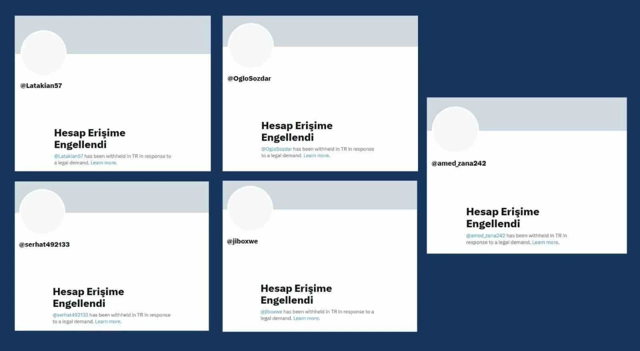 Ankara Cumhuriyet Başsavcılığınca 5 &ouml;rg&uuml;t hesabına erişim engeli
