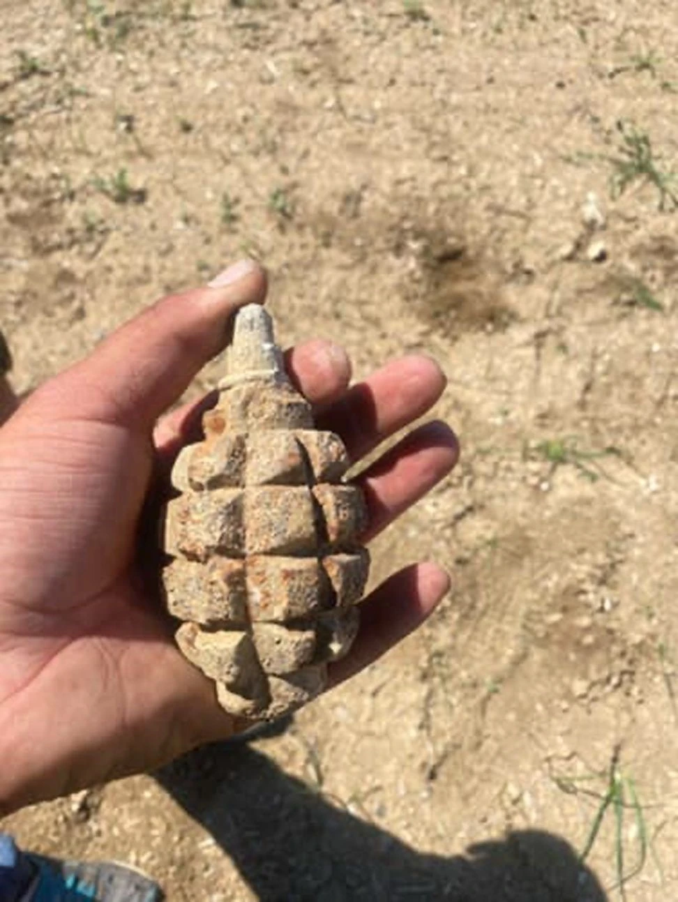 Ankara’da 104 yıllık patlamamış el bombası bulundu
