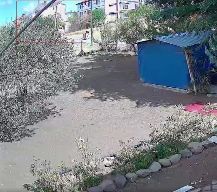 Ankara’da 3 katlı binadaki göçük anı kamerada
