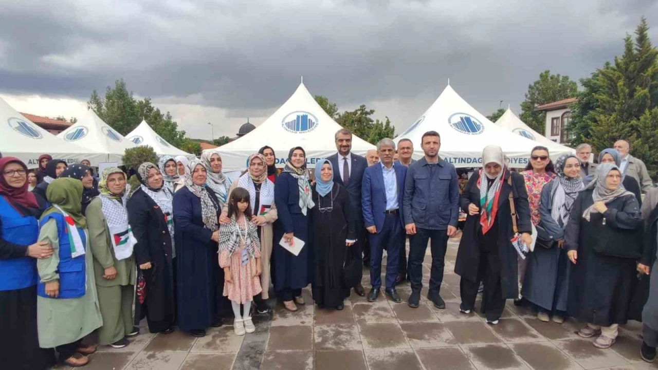 Ankara’da Gazzeli kadın ve çocuklar için yardım sergisi düzenlendi
