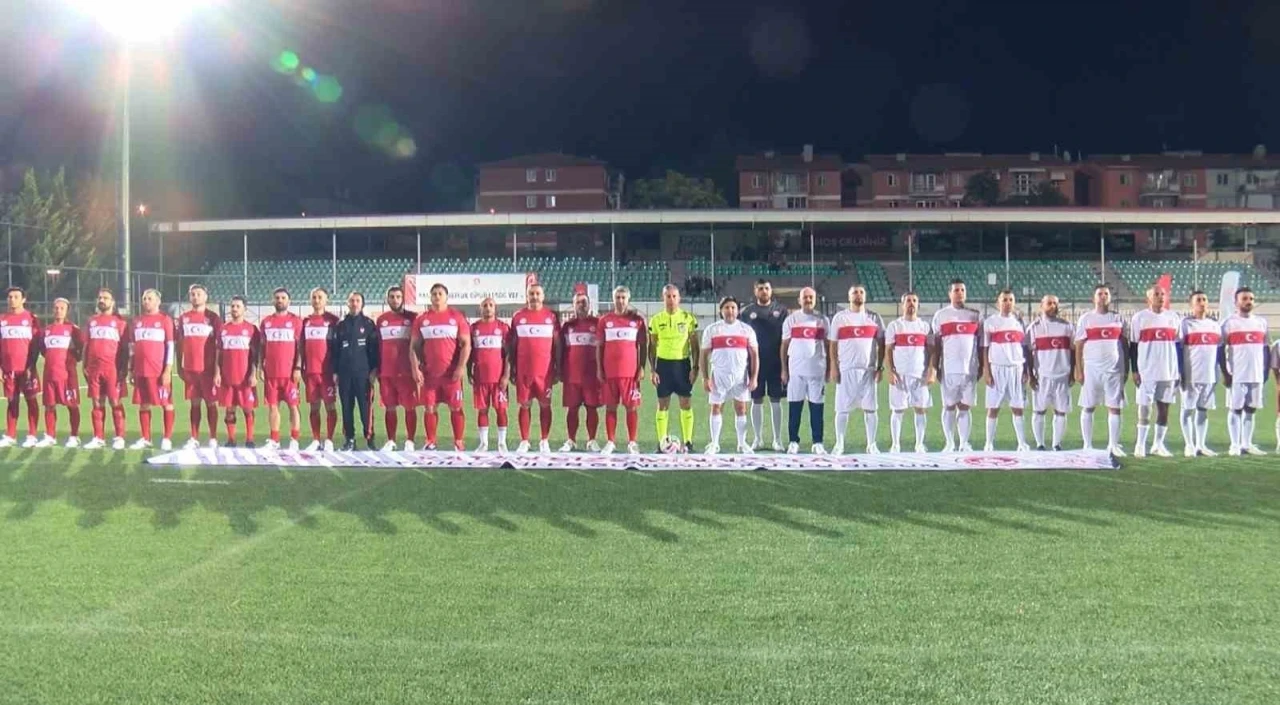 Ankara’da &quot;19 Eylül Gaziler Günü Futbol Müsabakası&quot; oynandı
