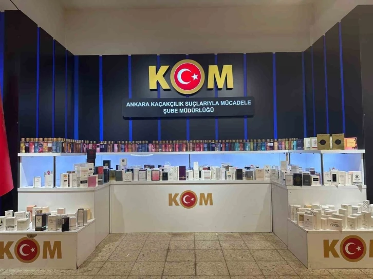 Ankara’da sahte parfüm ve kaçak saat operasyonları