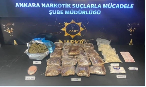 Ankara’da uyuşturucu operasyonu: 3 şüpheli gözaltına alındı
