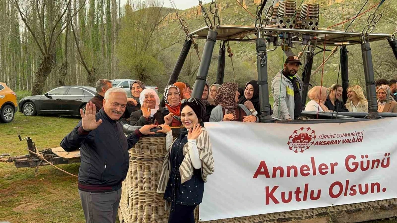 Anneler Günü’nde gökyüzüne uçtular
