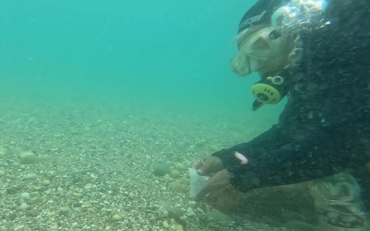 Antalya’da deniz dibindeki Hıdırellez dilekleri şaşırttı
