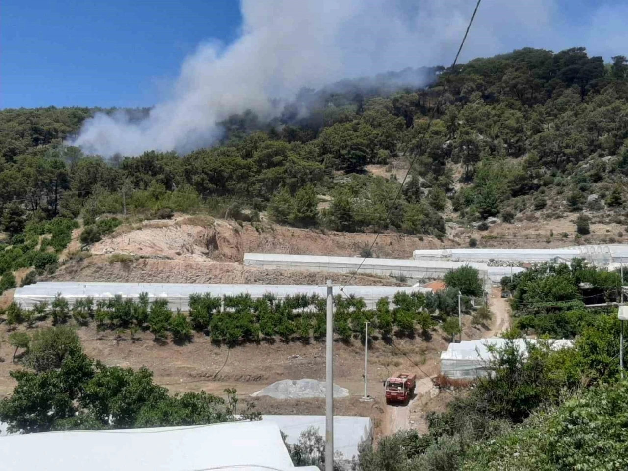 Antalya’da orman yangını
