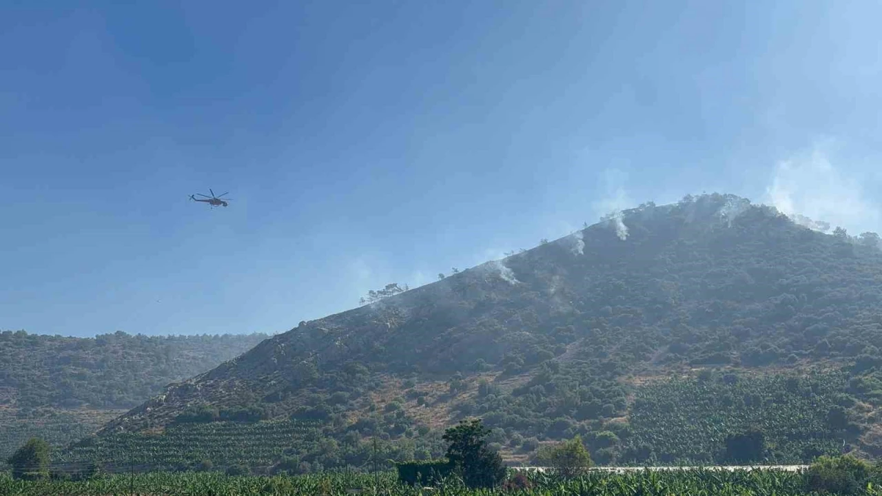 Antalya’daki orman yangını 3 saatte kontrol altına alındı