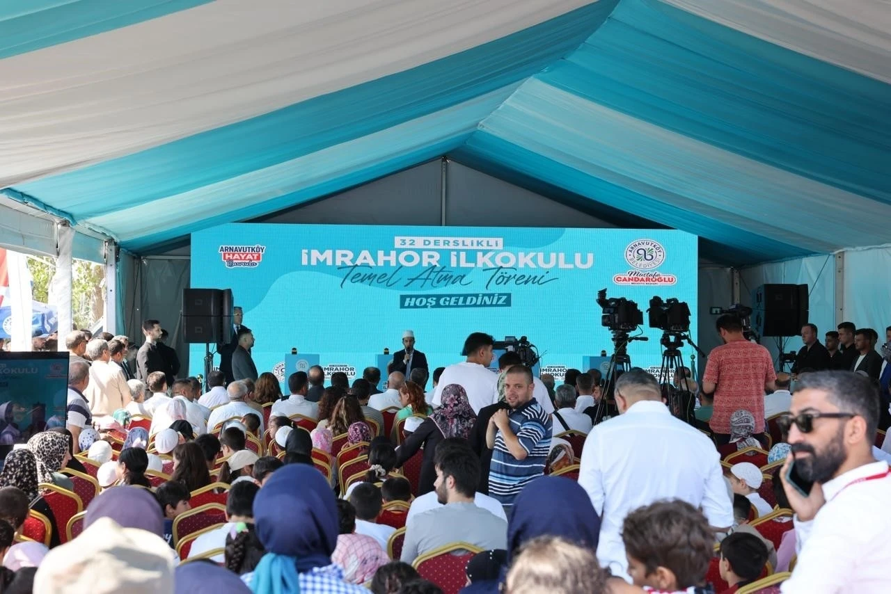 Arnavutköy’de eğitime dev yatırım: 32 derslikli ilkokulun temeli atıldı
