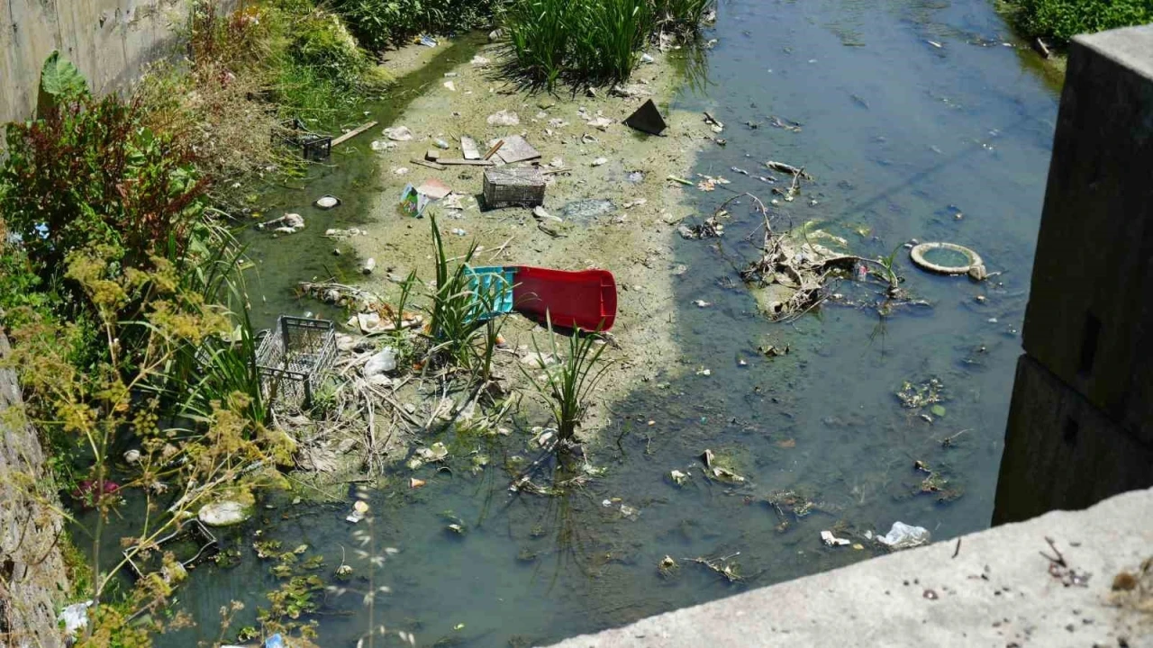 Arnavutköy’de kötü kokulu dere tepkisi
