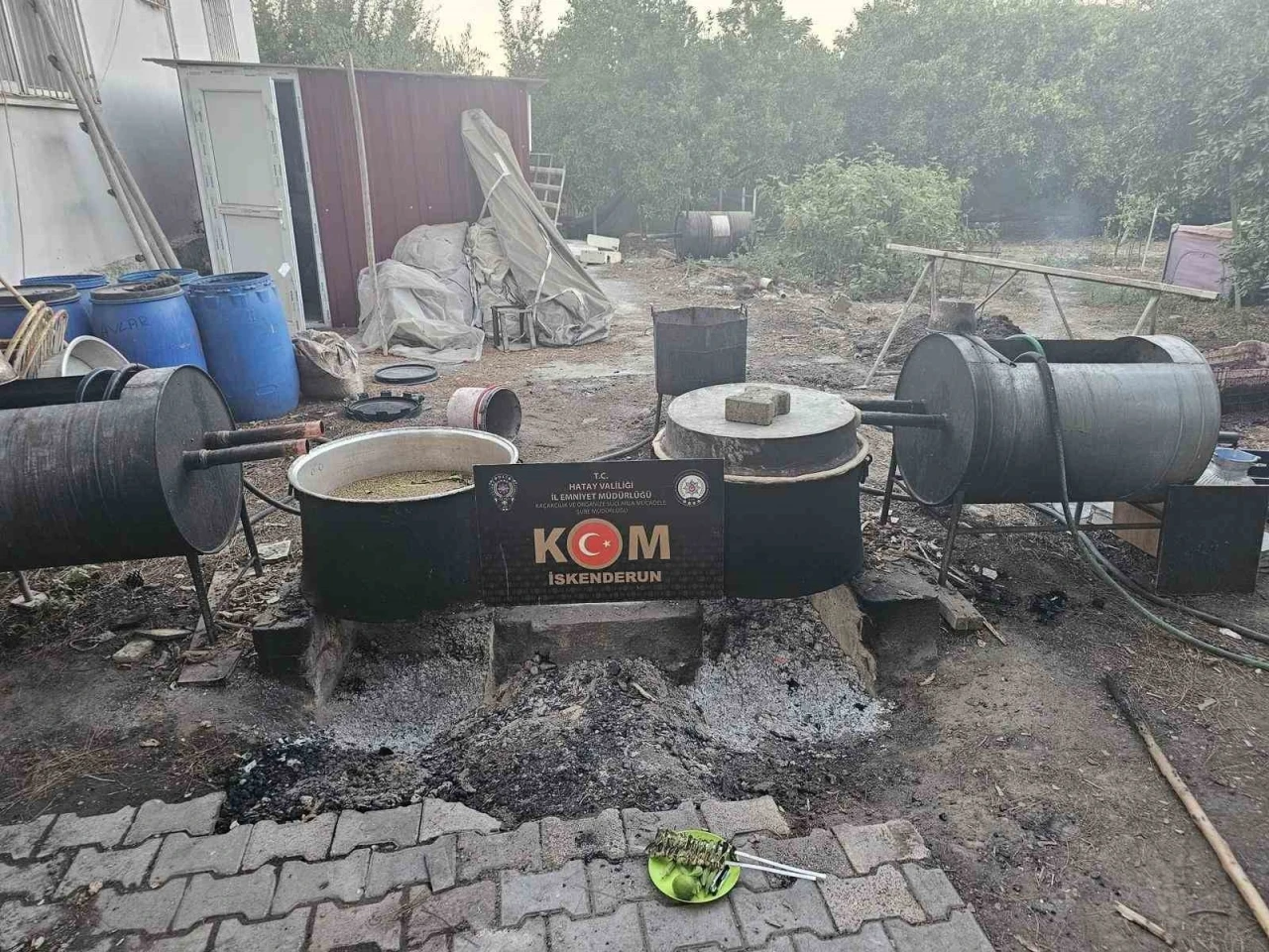 Arsuz’da sahte içki operasyonu

