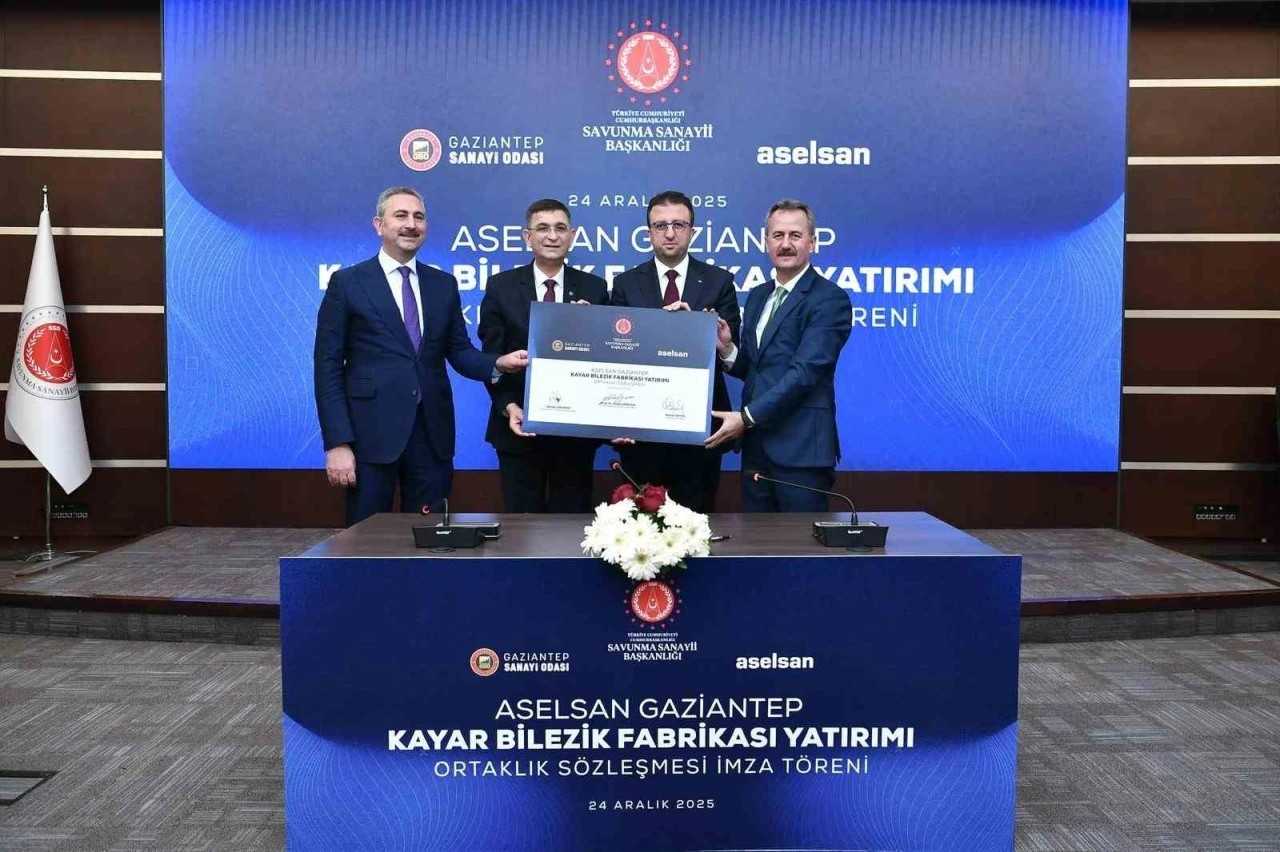 Aselsan Gaziantep Kayar Bilezik Fabrikası İ&ccedil;in Ortaklık İmza T&ouml;reni Ger&ccedil;ekleştirildi
