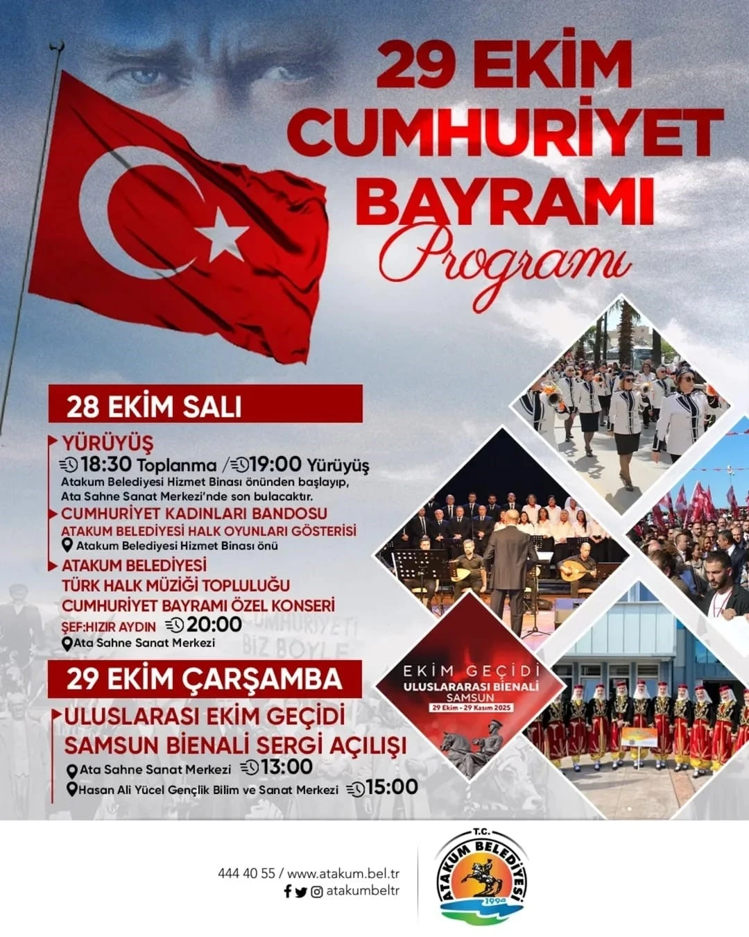 Atakum’da 29 Ekim’e özel kutlama
