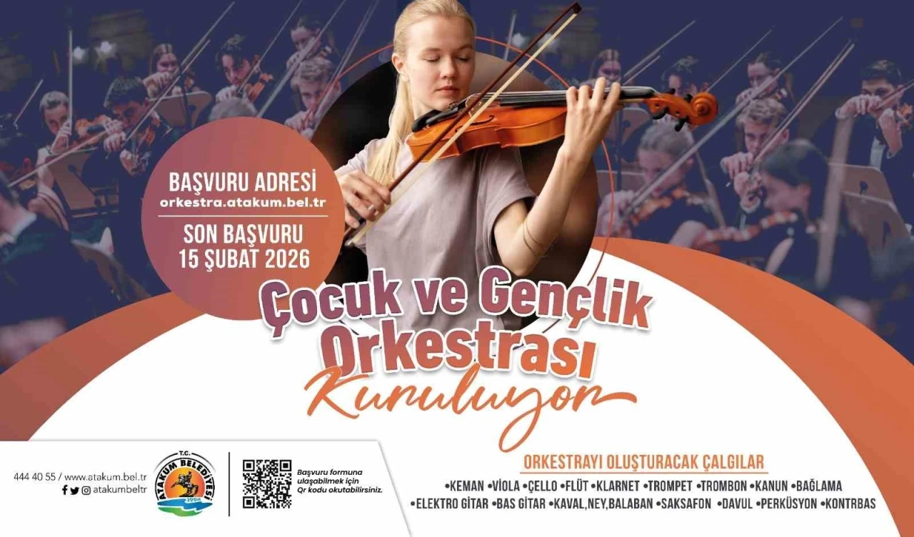 Atakum&rsquo;da &Ccedil;ocuk ve Gen&ccedil;lik Orkestrası kuruluyor
