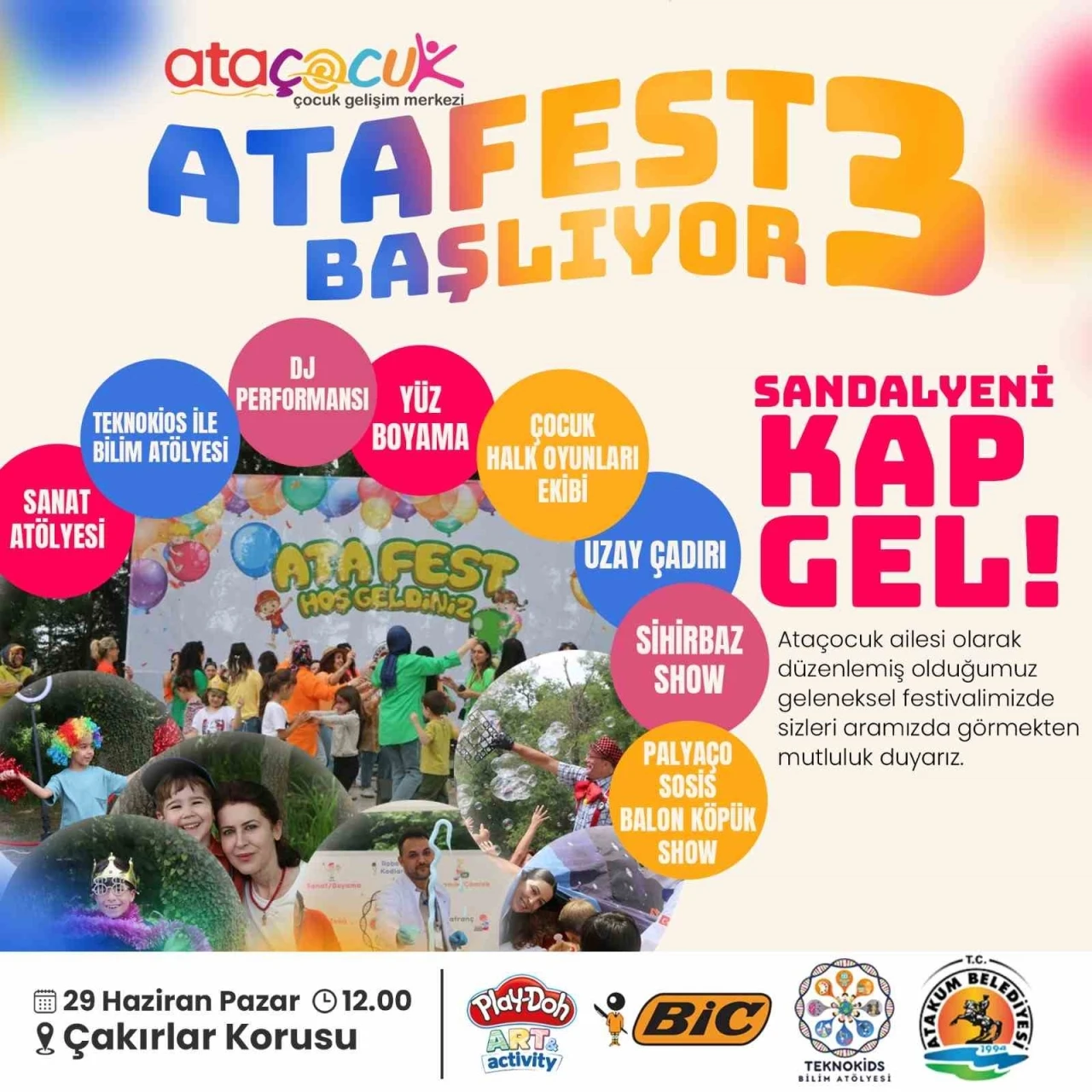 Atakum’da çocuklara doğayla iç içe festival: Atafest başlıyor
