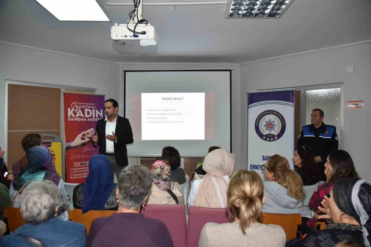 Atakum’da ‘Kadına Şiddete Hayır’ programı
