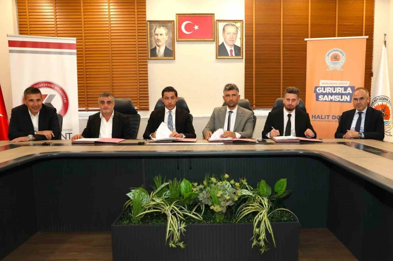 Atakum&rsquo;daki gelir paylaşımı ihalesinde s&ouml;zleşme imzalandı
