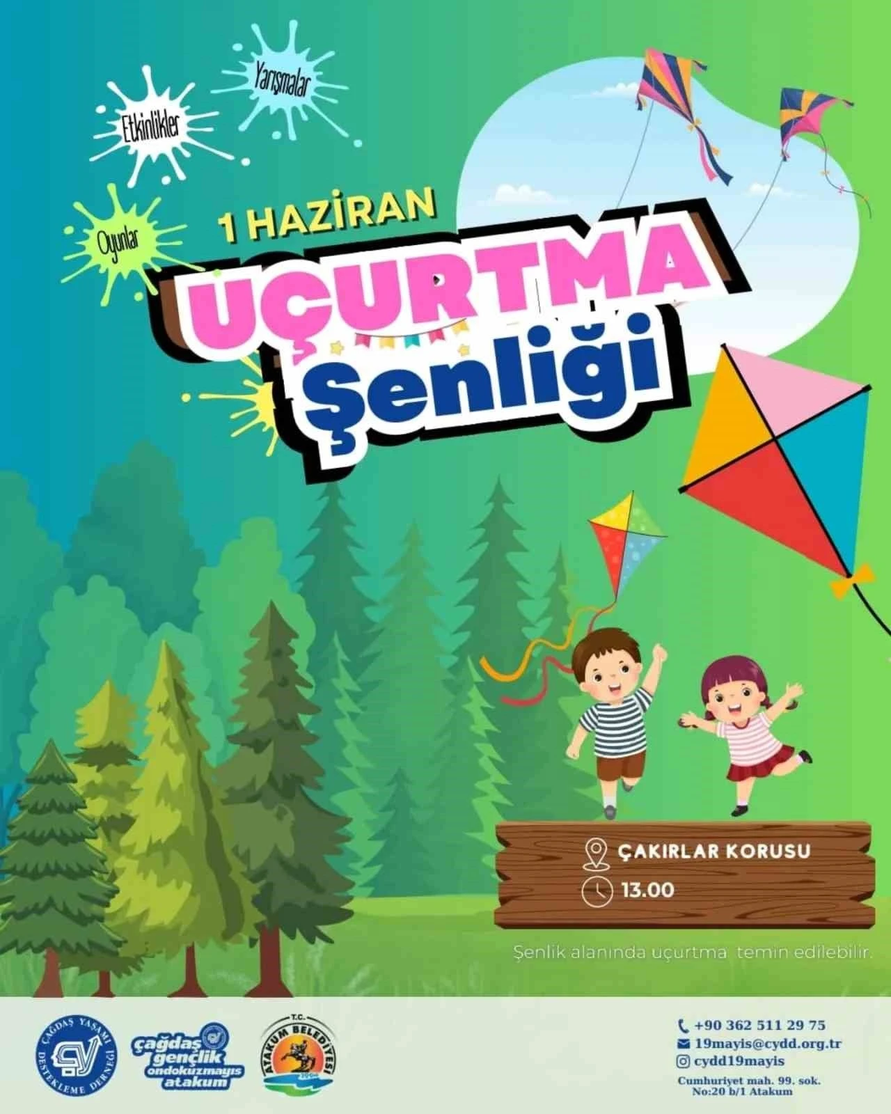 Atakum semaları &quot;Uçurtma Şenliği&quot; ile renklenecek
