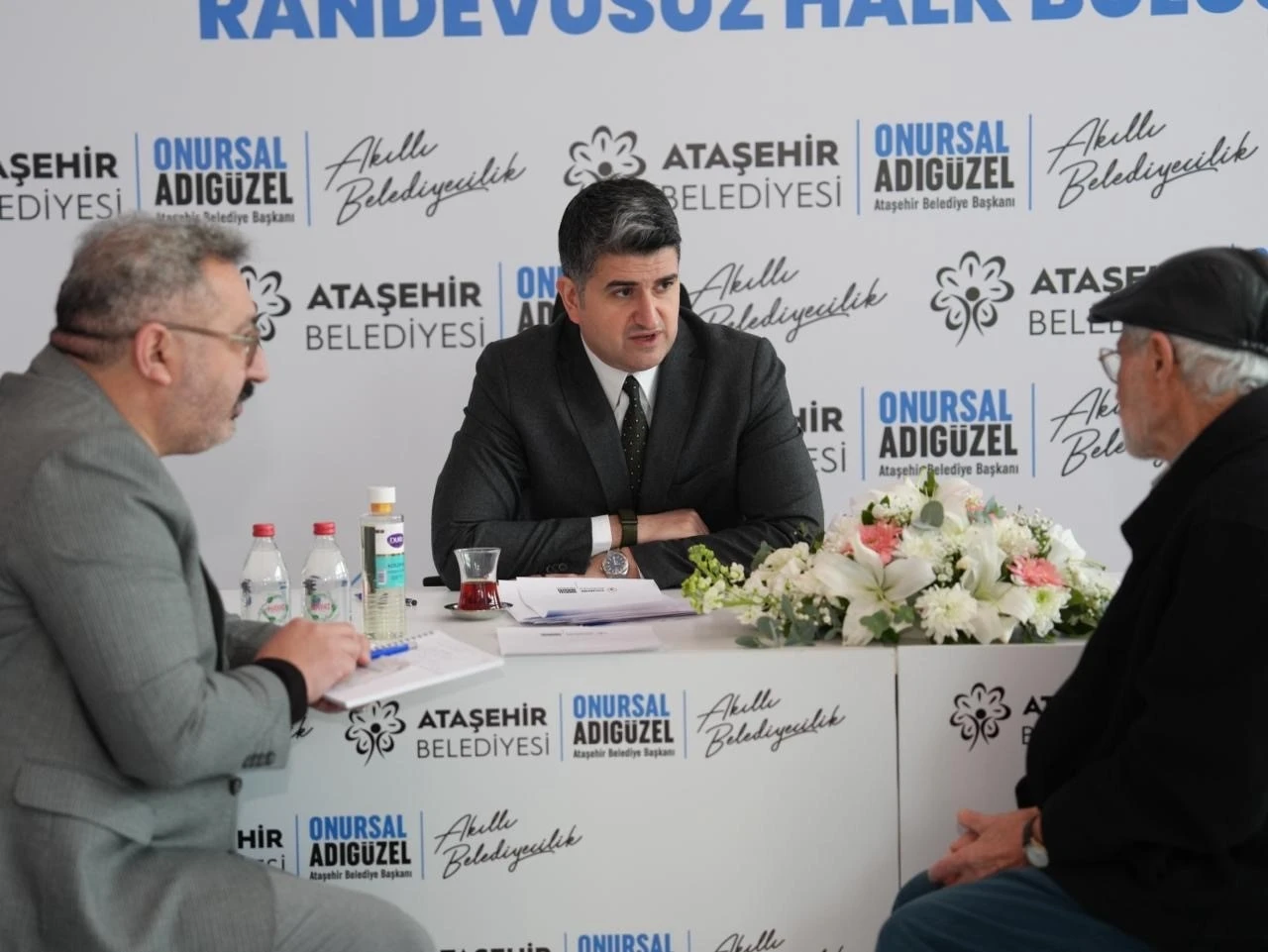 Ataşehir&rsquo;de halk buluşmalarının altıncısı d&uuml;zenlendi
