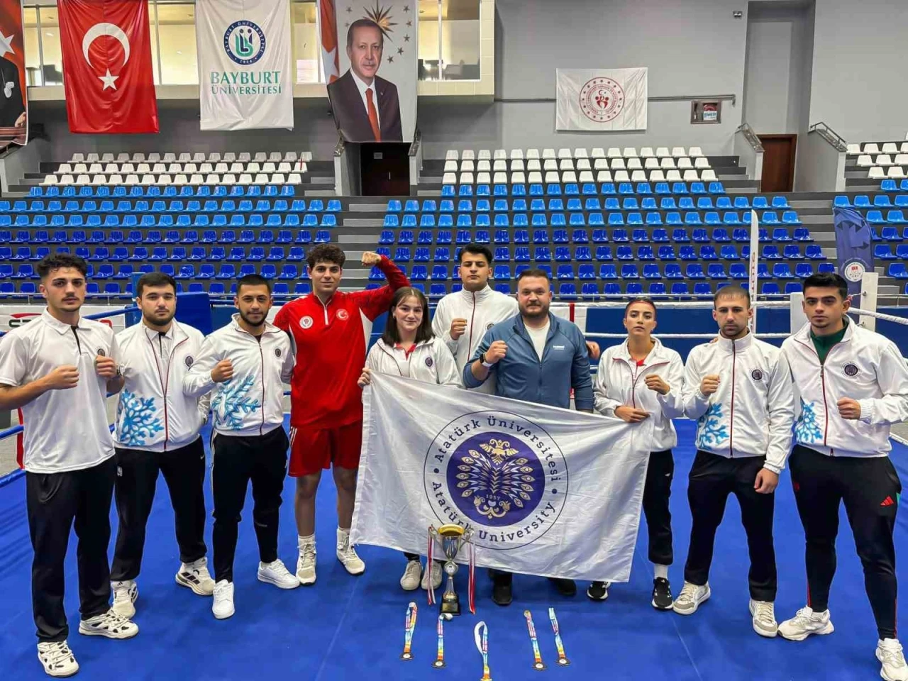 Atatürk Üniversitesi boks takımı, Türkiye şampiyonasından madalyalarla döndü
