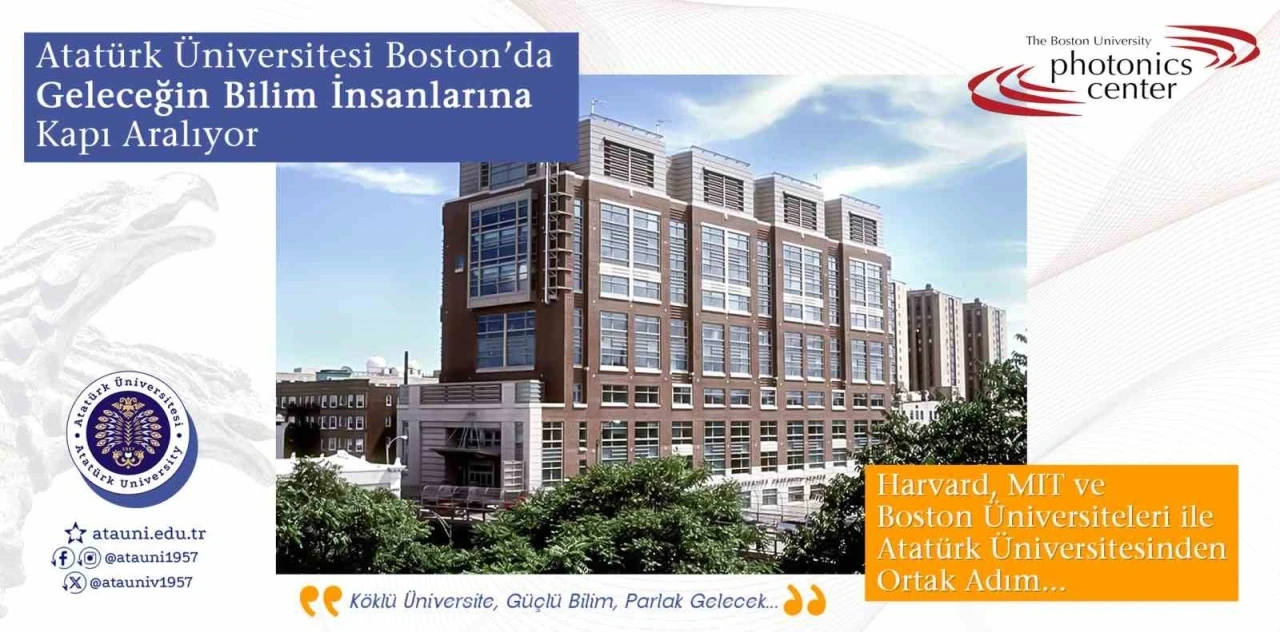 Atatürk Üniversitesi, Boston’da geleceğin bilim insanlarına kapı aralıyor
